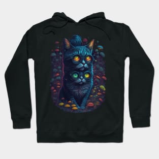 Techno Psy Shirt - Psychedelic Techno Cat - Catsondrugs.com - #psychedelic #psychedelicart #trippy #psytrance #art #psy #trippyart #music #trance #rave #love #psychedelictrance #psyart #digitalart #psytranceworld #trancefamily T-Shirt Hoodie